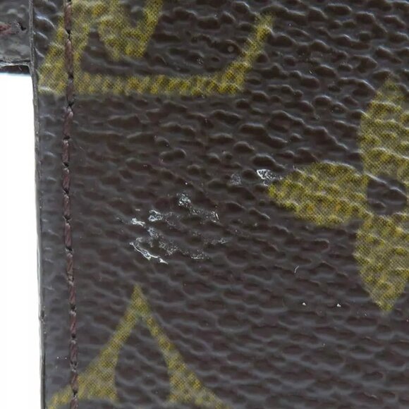 Auth LOUIS VUITTON Monogram Agenda PM Agenda/Note Cover Brown - Picture 3 of 10